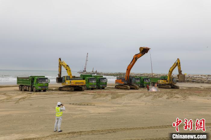 總投資34.8億元 廣東揭陽港惠來沿海港區南海作業區碼頭開建